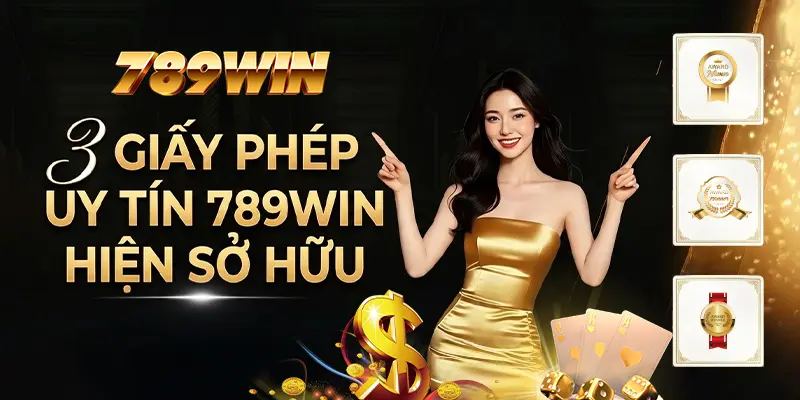 3 giấy phép uy tín 789WIN hiện sở hữu 3 giấy phép uy tín 789WIN hiện sở hữu